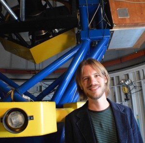 Still Life of Patrick Gaulme with Telescope. Credit: Arl Cope
