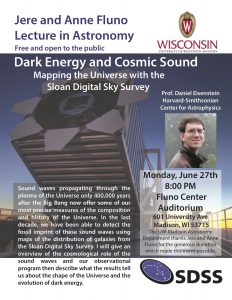 Poster for Daniel Eisenstein's public talk